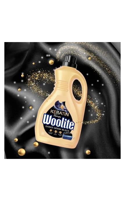 WOOLITE-Стиральный гель Woolite для чёрных, тёмных и джинсовых тканей с кератином 2,7 л -5900627090482