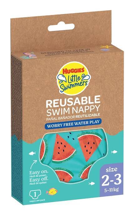 HUGGIES-Многоразовые подгузники-трусики Huggies Little Swimmers для плавания 2-3 1 шт-5029053583044