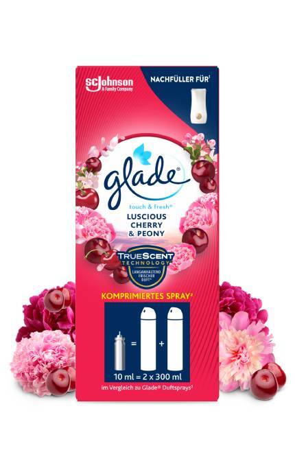 GLADE-Змінний балон Мікроспрей Glade Пiвонiя i Соковиті ягоди 10 мл-5000204078442