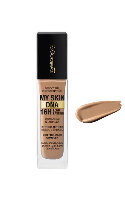 BELLAOGGI-Тональна основа для обличчя Bellaoggi My Skin DNA 16H 10W - Cookie 34 г-8028997014963