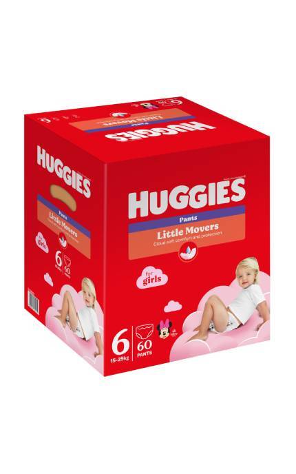 HUGGIES-Підгузки-трусики для дівчаток Huggies розмір 6 15-25 кг 60 шт-5029053564135