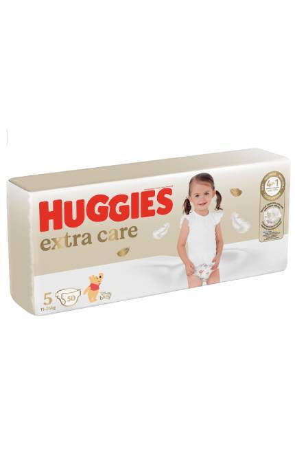 HUGGIES-Підгузки Huggies Extra Care Mega 5 11-25 кг 50 шт-5029053578132