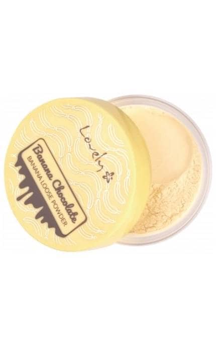 LOVELY-Пудра для обличчя Lovely Banana Chocolate Loose розсипчаста 8 г-5901801697374