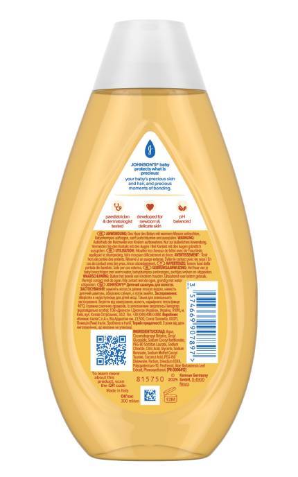 JOHNSON'S-Шампунь дитячий Johnson's Baby 300 мл-3574669907897
