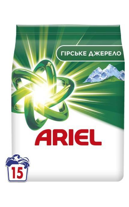 ARIEL-Пральний порошок Ariel Гірське Джерело 15 циклів 2.1 кг-8006530178020