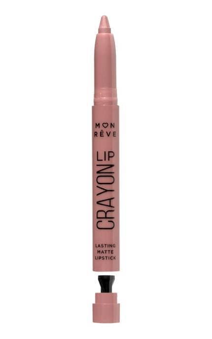 MON REVE-Помада-олівець для губ Mon Reve Lip Crayon 02 Burnt Lilac 2 г-5201641038970