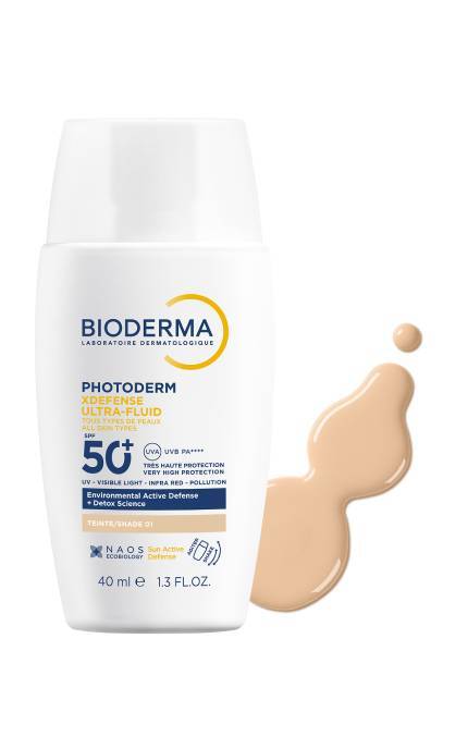 BIODERMA-Солнцезащитный ультрафлюид Bioderma Photoderm XDéfense Ultra-Fluid SPF50+ 01 40 мл-3701129813621