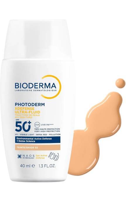 BIODERMA-Солнцезащитный флюид Bioderma XDefense Ultra SPF50+ 02 40 мл-3701129813638