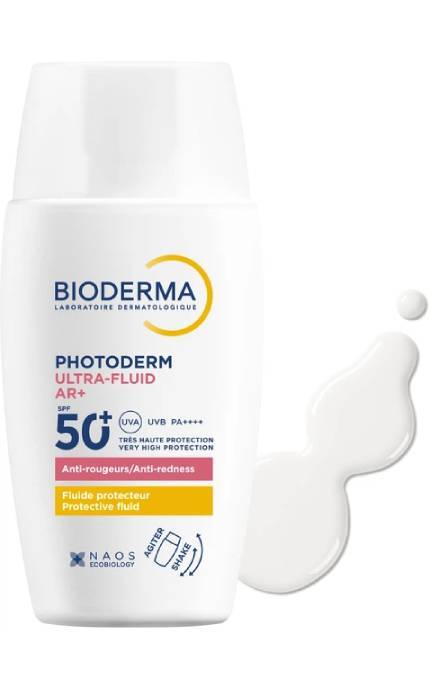 BIODERMA-Солнцезащитный ультра-флюид для лица Bioderma Photoderm AR+ SPF50+ против покраснений 40 мл-3701129817957