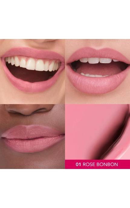 BOURJOIS-Жидкая матовая помада Bourjois Cloud Creme Velvet Matte 01 Rose Bonbon 3,1 мл-3616306834880