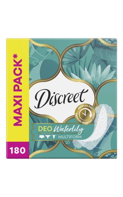 DISCREET-Щоденні прокладки Discreet Deo Waterlily 180 шт-8700216859226