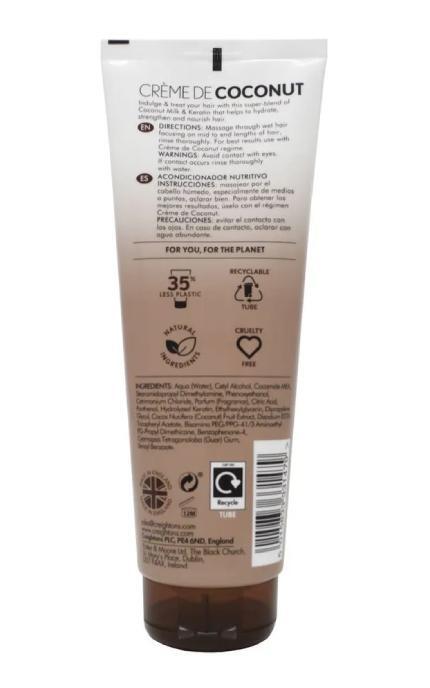 CREIGHTONS-Кондиционер для волос Creightons Creme de Coconut Keratin 250 мл-5015833331479