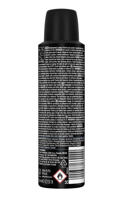 REXONA MEN-Антиперспірант-спрей чоловічий Rexona Кобальт 150 мл-8717163663493