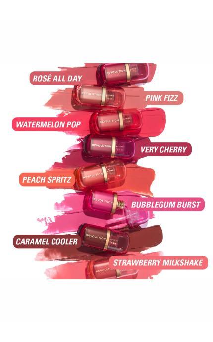 REVOLUTION-Жидкие румяна для лица Makeup Revolution Superdewy Strawberry Milkshake Cool Pink 4,2 мл-5057566868235