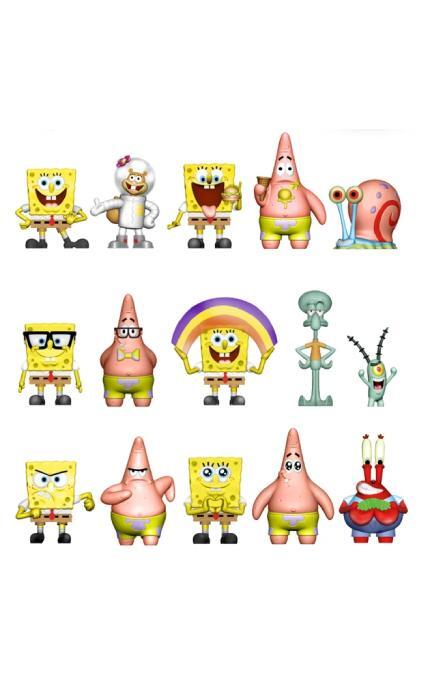 SPONGEBOB-Колекційна фігурка-сюрприз Sponge Bob Губка Боб 1 шт-8056126060079