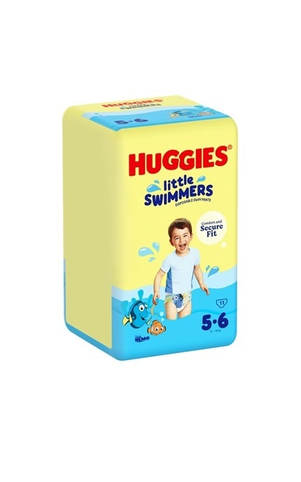 HUGGIES-Підгузники-трусики дитячі Huggies Little Swimmer розмір 5-6 вага 12-18 кг 11 шт-5029053538426