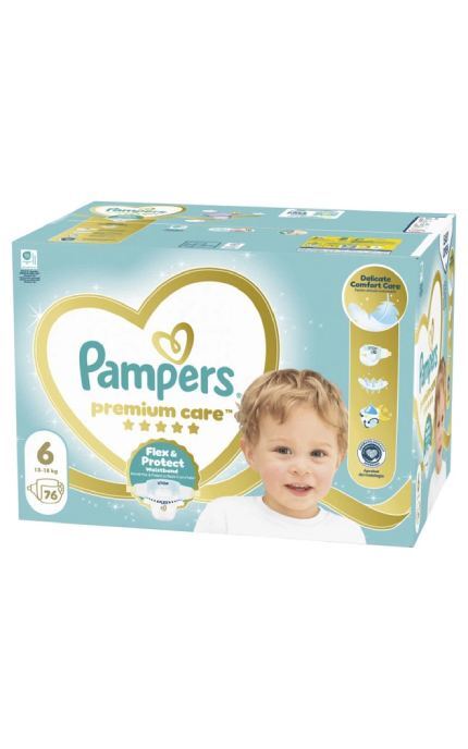 PAMPERS-Подгузники Pampers Premium Care Giant (13-18 кг) 76 шт-8006530260176