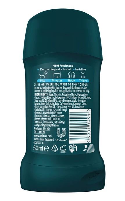 REXONA MEN-Дезодорант-стік для всього тіла Rexona Men Свіжість океану 50 мл-59011491