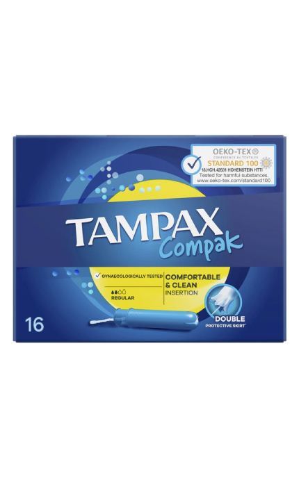 TAMPAX-Тампони Tampax Compak Regular з аплікатором 16 шт-4015400219538