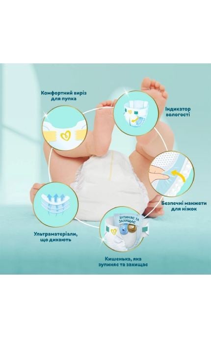 PAMPERS-Подгузники детские Pampers Premium Care размер 3 Midi 6-10 кг 120 шт-4015400465461