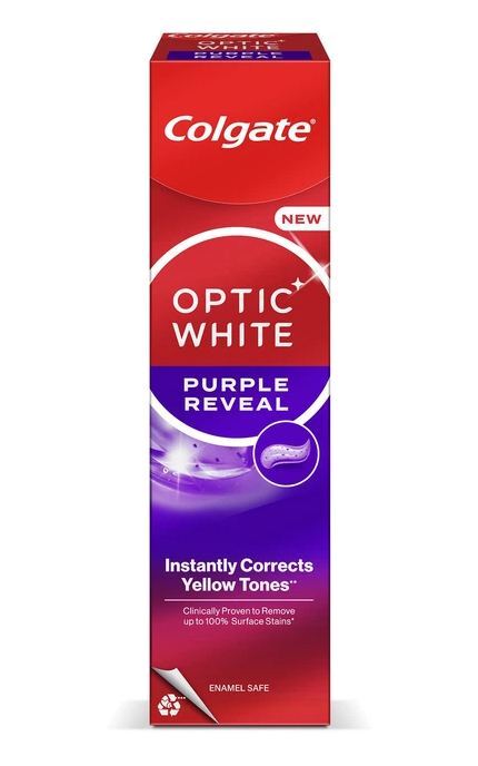 COLGATE-Зубная паста Colgate Optic White Фиолетовый Эффект Отбеливания 75 мл-8718951675681