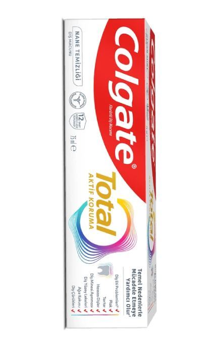 COLGATE-Зубная паста Colgate Total Активная Защита Чистая мята 75 мл-8718951744776