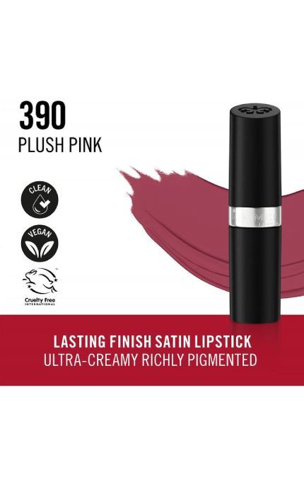 RIMMEL-Помада Rimmel Lasting Finish 390 Plush Pink 4 г-3616305133458