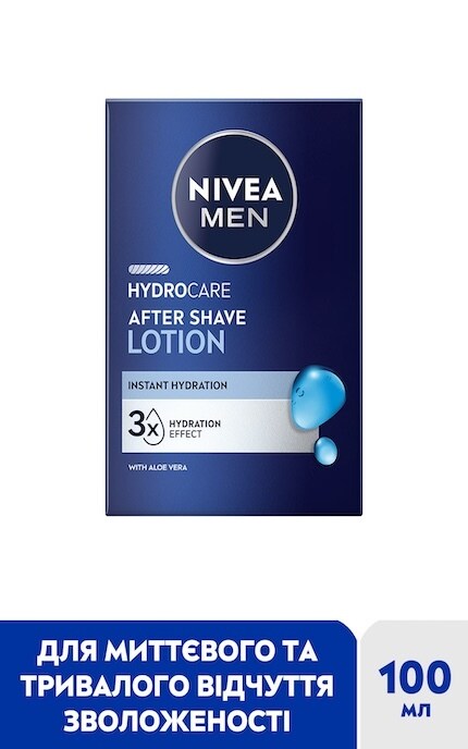 NIVEA-Лосьйон після гоління чоловічий Nivea Men Захист та догляд з алое вера 100 мл-5900017102443