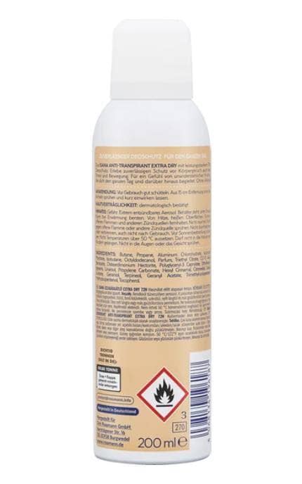 ISANA-Антиперспірант-спрей ISANA Extra Dry 72H 200 мл-4068134196187