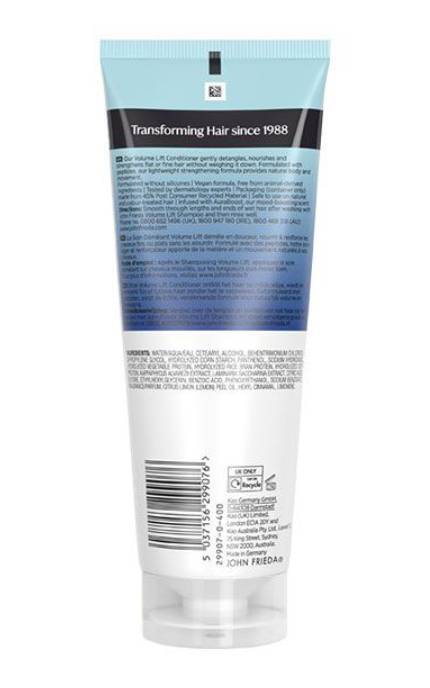 JOHN FRIEDA-Кондиціонер John Frieda Volume Lift Lightweight для об'єму тонкого волосся 200 мл-5037156299076