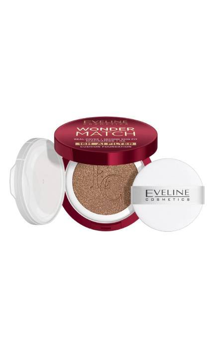 EVELINE-Тональна основа-кушон Eveline Cosmetics Wonder Match 04W Beige 15 мл-5903416030607