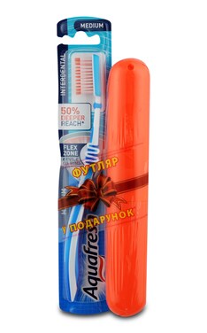 AQUAFRESH-Зубна щітка Aquafresh Interdental medium з футляром 1 шт-5000469150969-