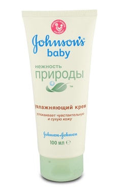 JOHNSON'S-Крем для тела Johnson’s Baby Увлажняющий Нежность природы 100 мл-3574660388879-