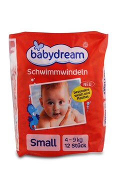 BABYDREAM-Подгузники-трусики для купания Babydream 4-9 кг 12 шт-4305615114897-