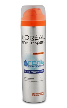 MEN EXPERT-Гель для бритья мужской L'Oreal Paris Men Expert Против раздражений 200 мл-3600520303284-