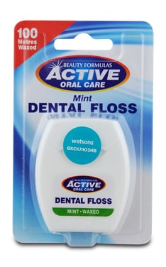BEAUTY FORM ACTIVE-Флосси зубні Beauty Form Active Активна м’ятні 100 м-5012251000642-