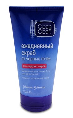 CLEAN and CLEAR-Скраб для обличчя Clean&Clear для очищення від чорних цяток 150 мл-3574660149807-