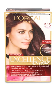 EXCELLENCE-Крем-фарба для волосся стійка L’Oreal Paris Excellence Creme відтінок 5.15 морозний каштан 1 шт-3600523799343-