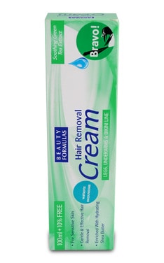 BEAUTY FORMULAS-Крем для депиляции Beauty Formulas Олія Ши та Зелений Чай-5012251010795-