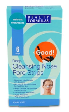 BEAUTY FORMULAS-Ленты для глубокого очищения кожи носа Beauty Formulas 6 шт-5012251008648-