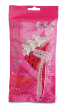 WATSONS-Станки для гоління жіночі Watsons одноразові 6 шт-4894532933488