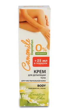 CAMOMILE DEPILATION-Крем для депіляції тіла Camomile Depilation 125 мл-4823015924941-