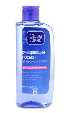 CLEAN and CLEAR-Лосьйон для обличчя Clean&Clear проти чорних цяток 200 мл-3574660128109-