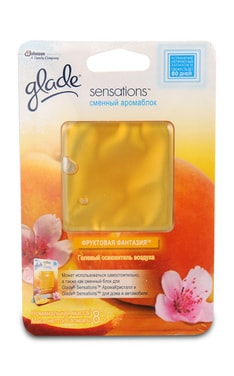 GLADE-Аромаблок сменный универсальный Glade Sensations Фруктовая Фантазия 8 г-5010182992012-