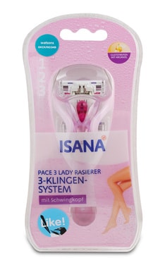 ISANA-Бритва для бритья Isana Pace 3 Женская 1 шт-4305615333571-