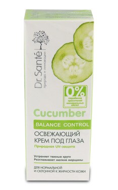 DR SANTE НЕЖНЫЙ ШЕЛК-Крем для шкіри навколо очей Dr. Sante Cucumber 15 мл-4823015917455-