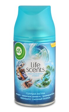 AIR WICK-Освіжувач повітря автоматичний Air Wick Freshmatic Голуба лагуна, спрей 250 мл-5011417563144-
