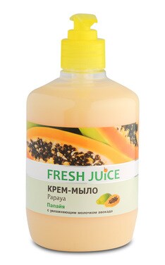 FRESH JUICE-Крем-мило Fresh Juice Папайя 460 мл-4823015914591-