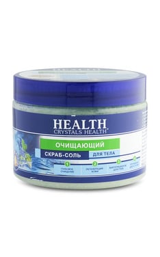 CRYSTALS HEALTH-Скраб сольовий Crystals Health Очищення 500 мл-4820169780041-