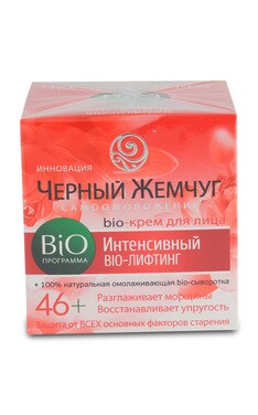 ЧЕРНЫЙ ЖЕМЧУГ-Крем для обличчя 46+ Черный Жемчуг Бio-програма 50 мл-8714100701133-